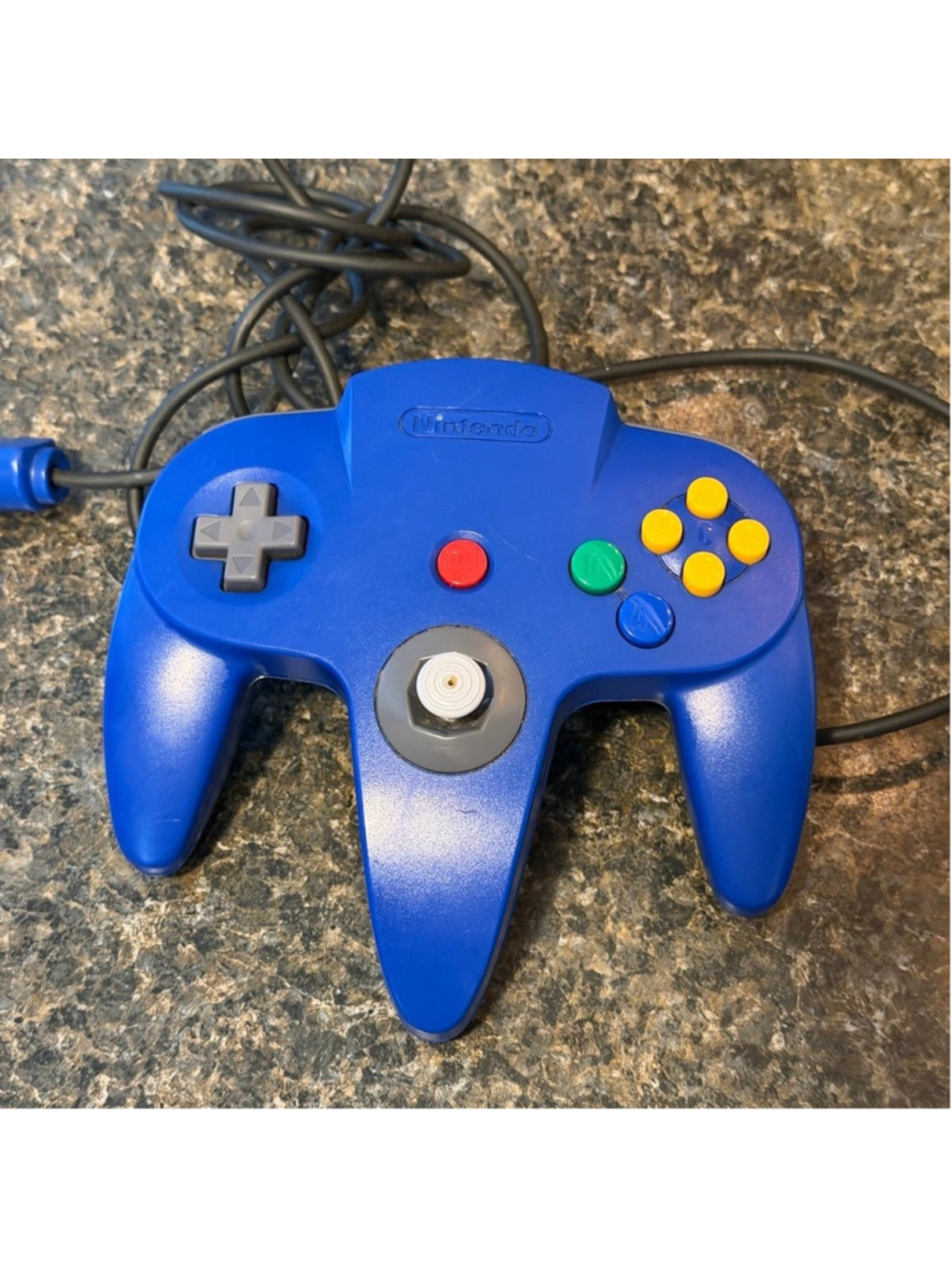Nintendo 64 N64 OEM Authentic NUS-005 Controller Blue